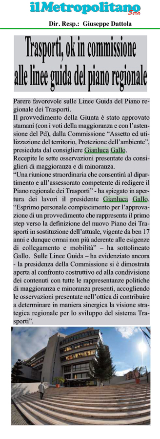 piano trasporti